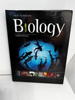 Holt McDougal Biology Stephen Nowicki Hardcover Textbook  2012 Edition